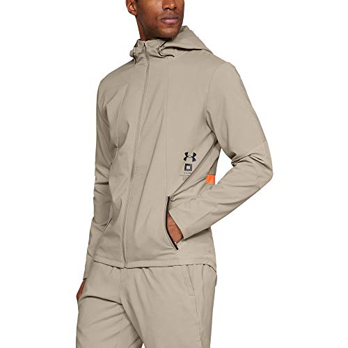 Under Armour Herren Oberteil UA Storm Cyclone Jacke, City Khaki/Black, S, 1320950-299 von Under Armour