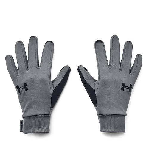 Under Armour Herren UA Storm Liner, , enganliegende Handschuhe, ideal als Baselayer, wasserabweisende mit Touchscreen Technologie, Pitch Gray, XL von Under Armour