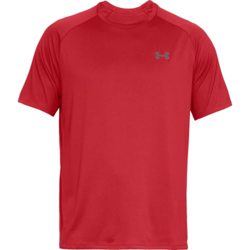 Under Armour Herren Tech 2.0 Shortsleeve, atmungsaktives Sportshirt, kurzärmliges und schnelltrocknendes Trainingsshirt mit loser Passform von Under Armour