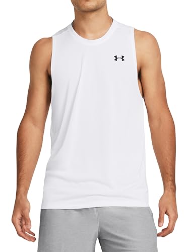 Under Armour Herren UA Tech Tank Top, leichtes Sport Top für Männer, ärmelloses Herren-Laufshirt von Under Armour