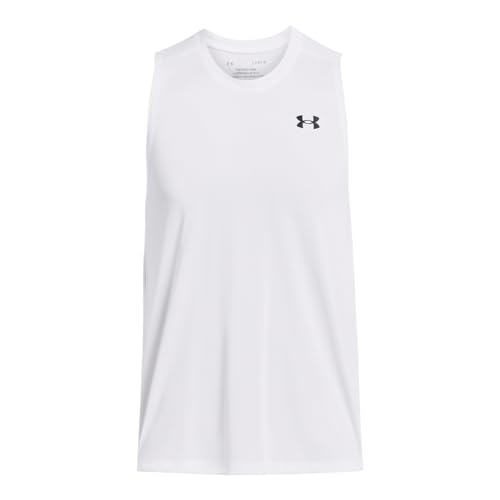 Under Armour Herren UA Tech Tank Top, leichtes Sport Top für Männer, ärmelloses Herren-Laufshirt Under Armour Herren UA Tech Tank Top, leichtes Sport Top für Männer, ärmelloses Herren-Laufshirt von Under Armour