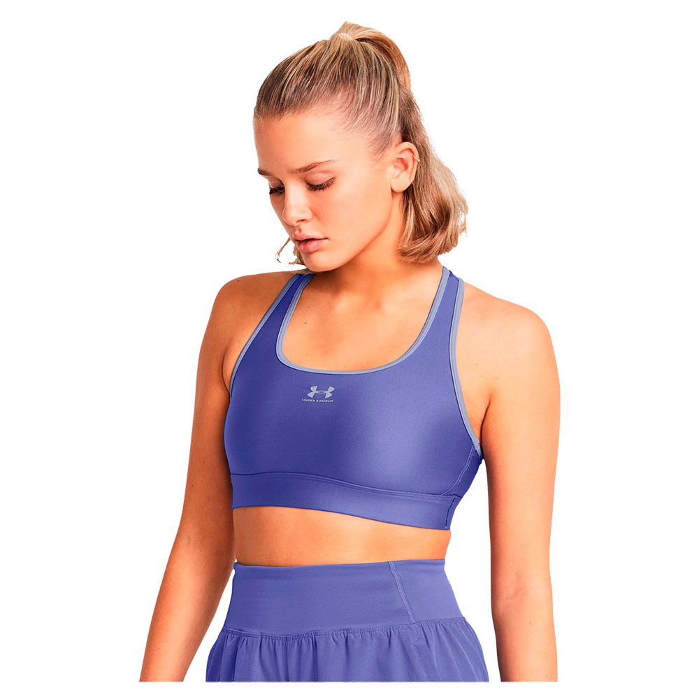 Under Armour Hg Armour Padless Sports Bra Medium Support Lila L Frau von Under Armour