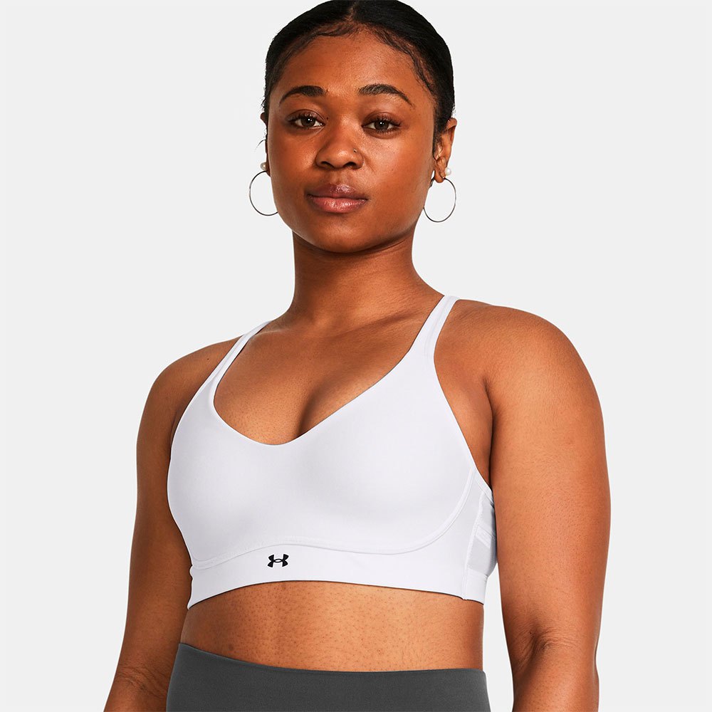 Under Armour Infinity 2.0 Low Support Sports Top Weiß S / A-C Frau von Under Armour