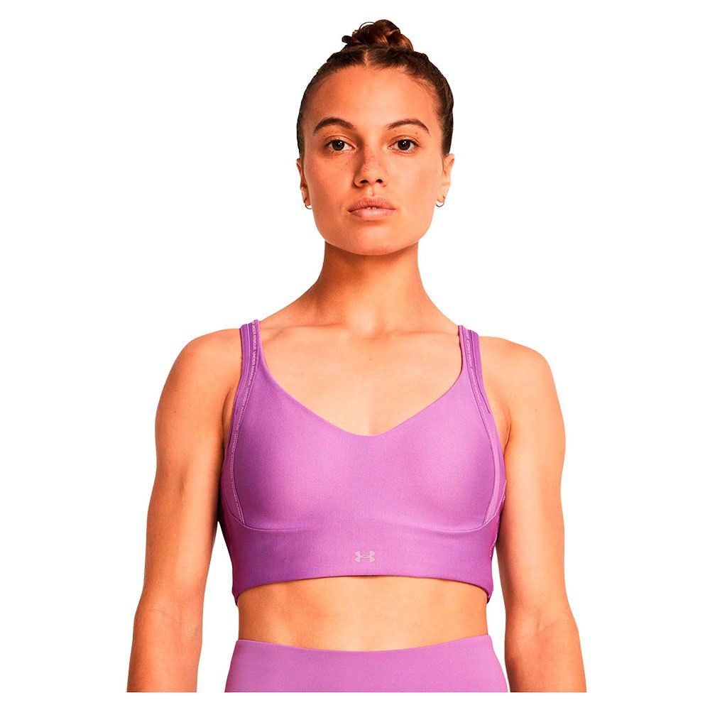 Under Armour Infinity 2.0 Strappy Sports Top Low Support Lila L / D-DD Frau von Under Armour