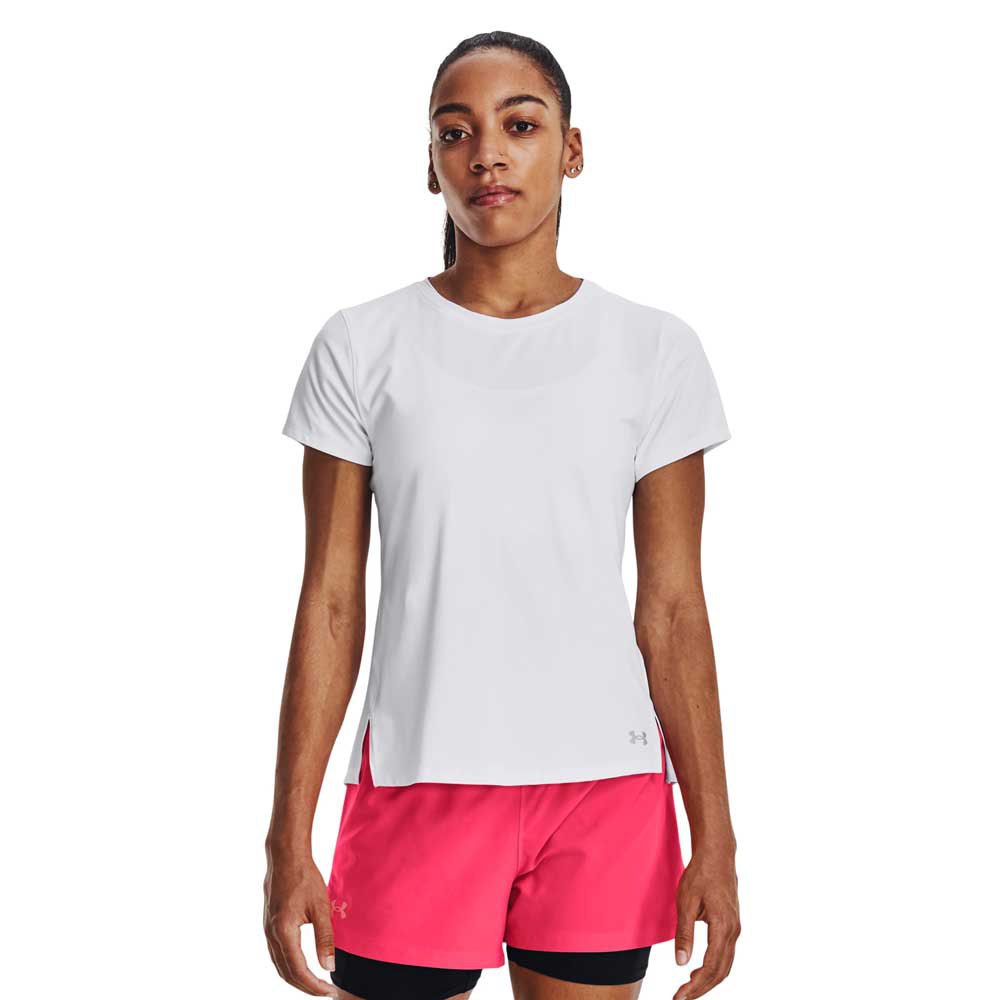 Under Armour Iso-chill Laser Short Sleeve T-shirt Weiß XS Frau von Under Armour