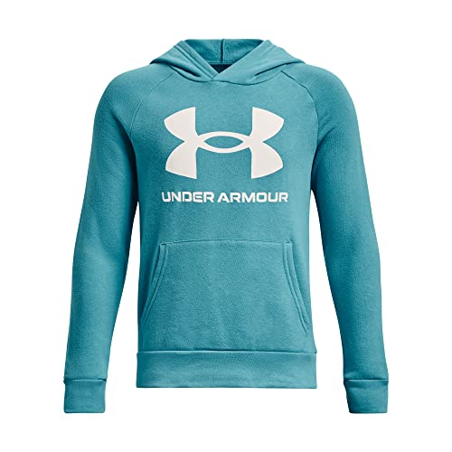 Under Armour Jungen Hoodie Rival Fleece Big Logo 1357585-433 149-160 von Under Armour