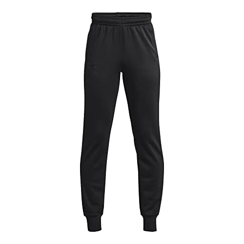 Under Armour Jungen UA Armour Fleece Joggers, warme Jogginghose mit offenen Seitentaschen, atmungsaktive Sporthose für Jungen von Under Armour