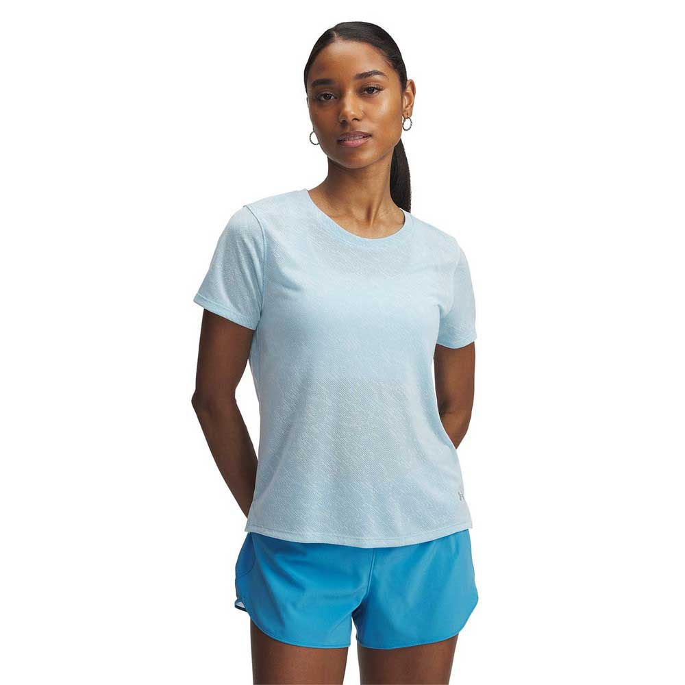 Under Armour Launch Camo Short Sleeve T-shirt Blau M Frau Under Armour Launch Camo Short Sleeve T-shirt Blau M Frau von Under Armour