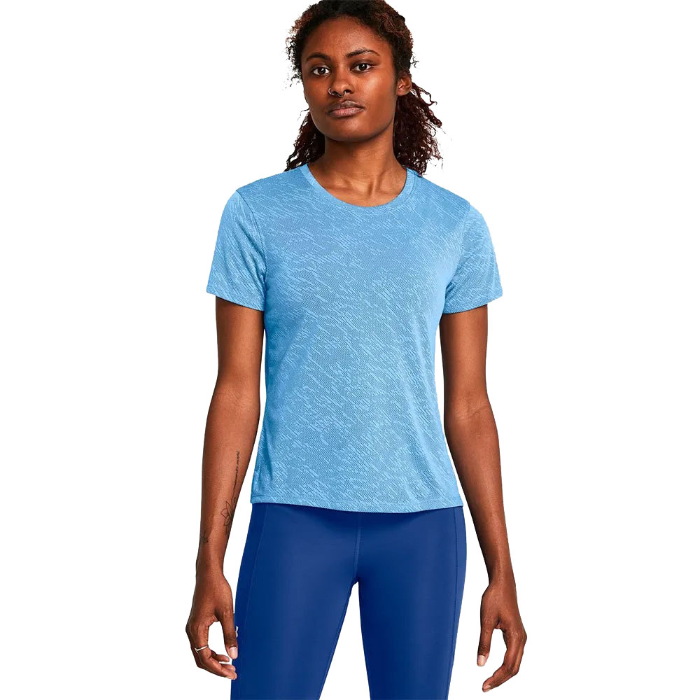 Under Armour Launch Camo Short Sleeve T-shirt Blau XS Frau Under Armour Launch Camo Short Sleeve T-shirt Blau XS Frau von Under Armour