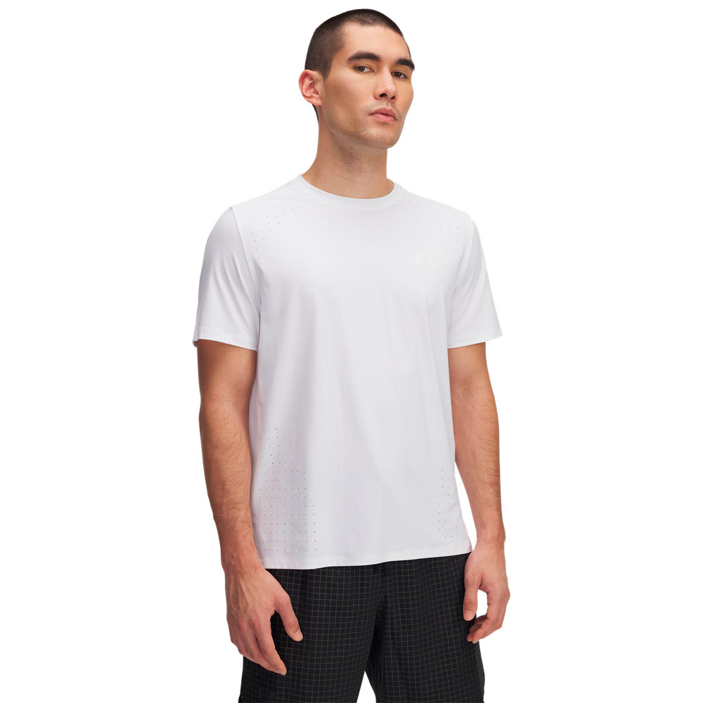 Under Armour Launch Elite Short Sleeve T-shirt Weiß S Mann Under Armour Launch Elite Short Sleeve T-shirt Weiß S Mann von Under Armour