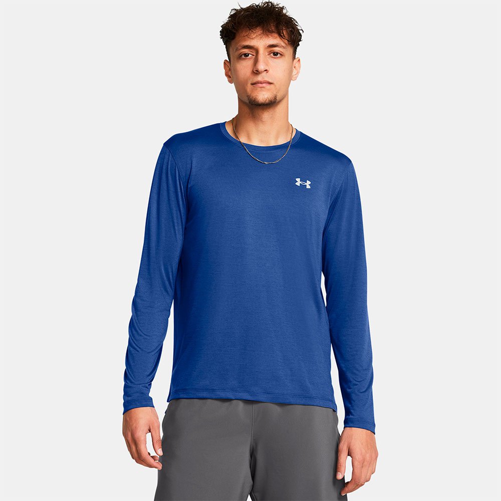 Under Armour Launch Long Sleeve T-shirt Blau L Mann von Under Armour