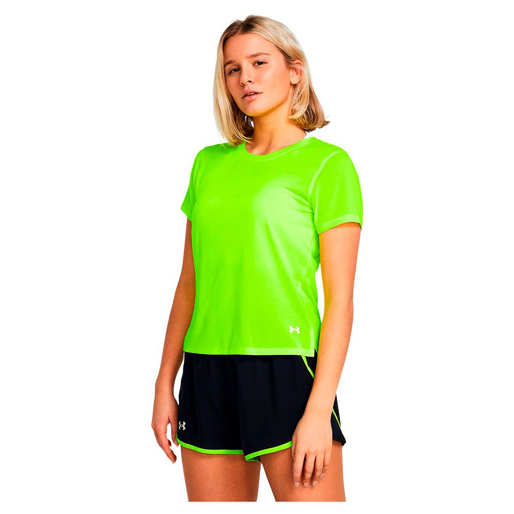 Under Armour Launch Short Sleeve T-shirt Gelb L Frau von Under Armour