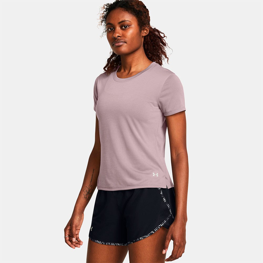 Under Armour Launch Short Sleeve T-shirt Grau XL Frau von Under Armour