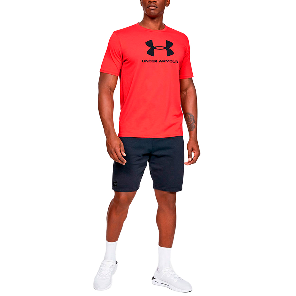 Under Armour Logo Short Sleeve T-shirt Rot L Mann von Under Armour