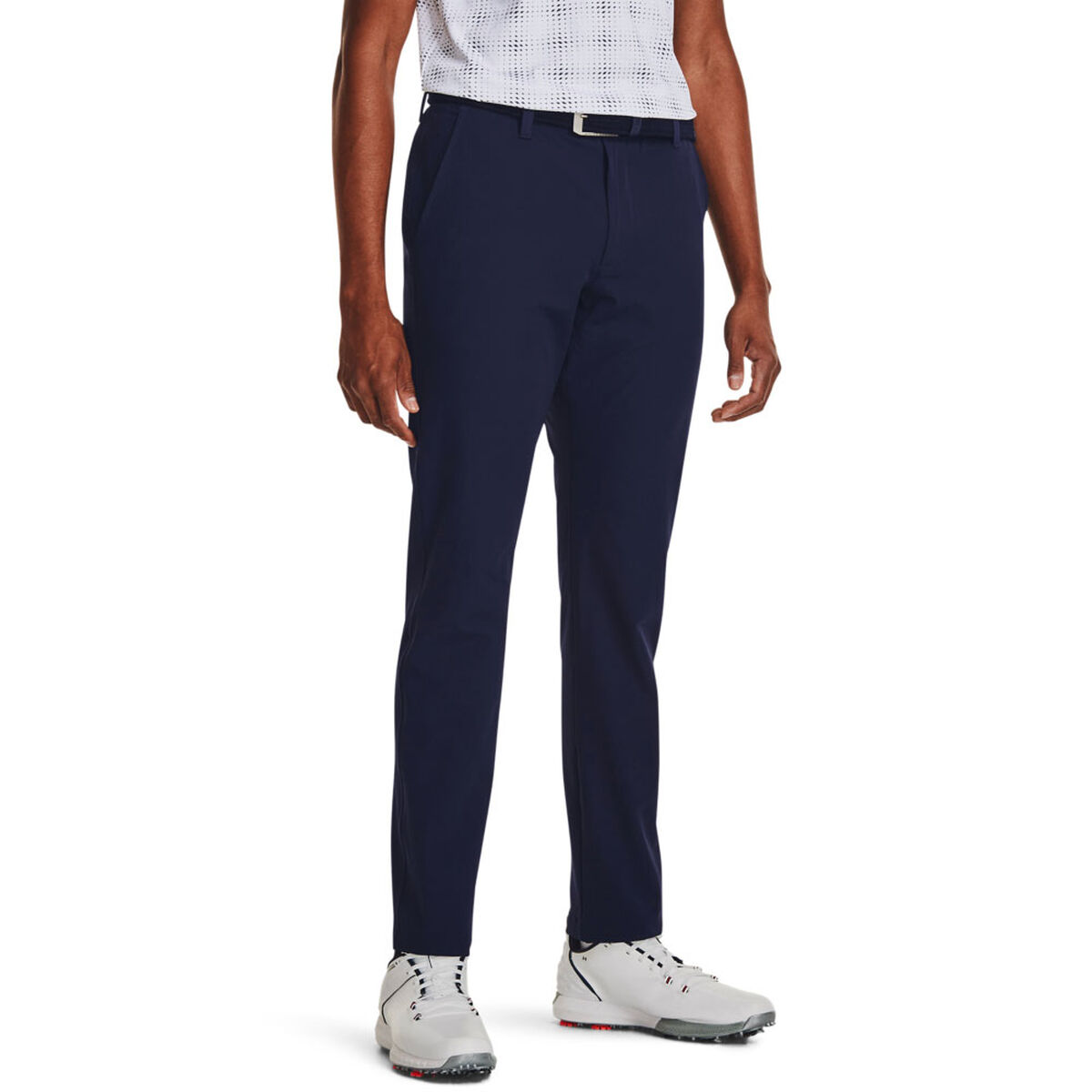 Under Armour Men's Navy Blue Knitted Drive Tapered Long Fit Golf Trousers, Size: 38 | American Golf - Father's Day Gift von Under Armour