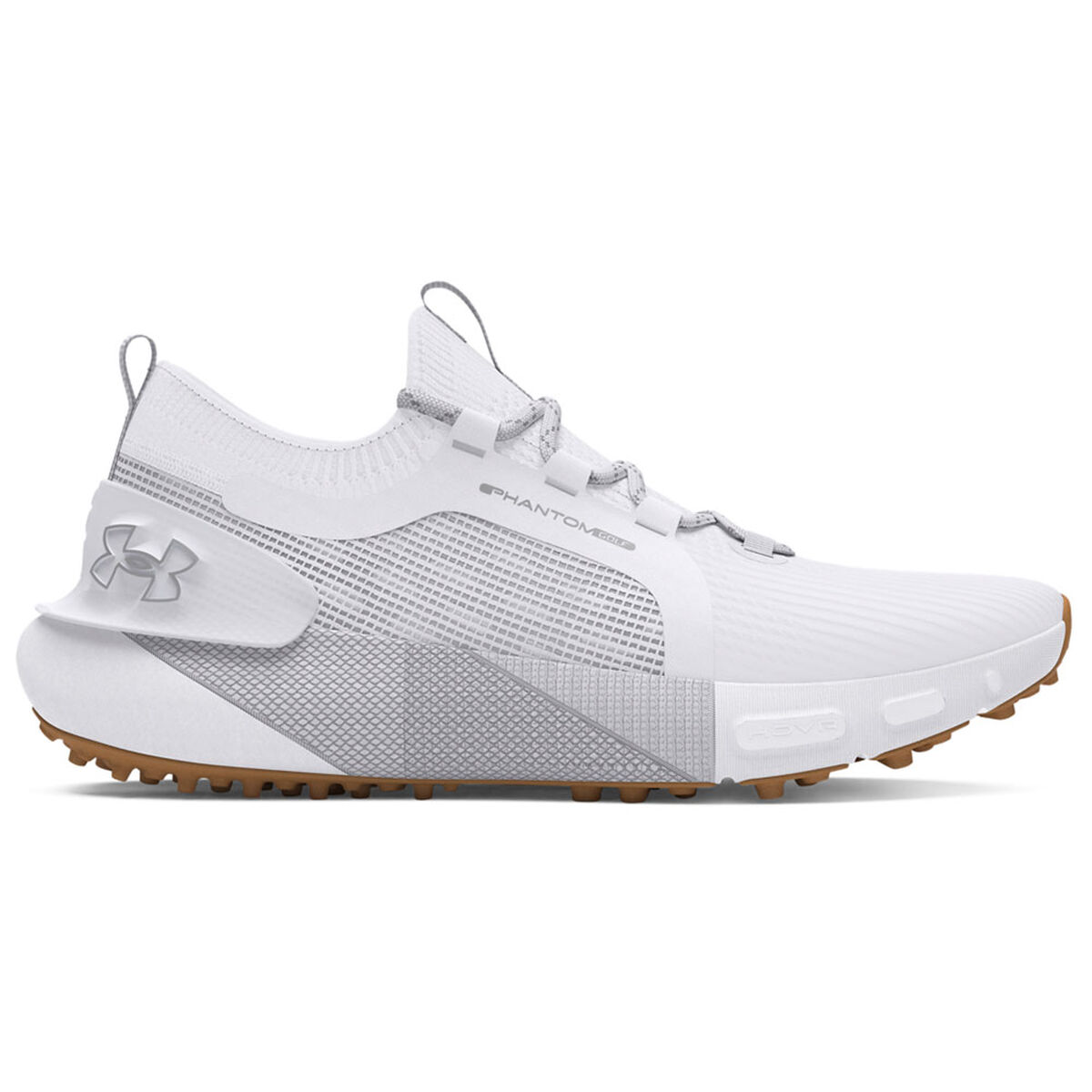 Under Armour Men's Phantom Spikeless Golf Shoes, Mens, White/white/mod gray, 10 | American Golf von Under Armour