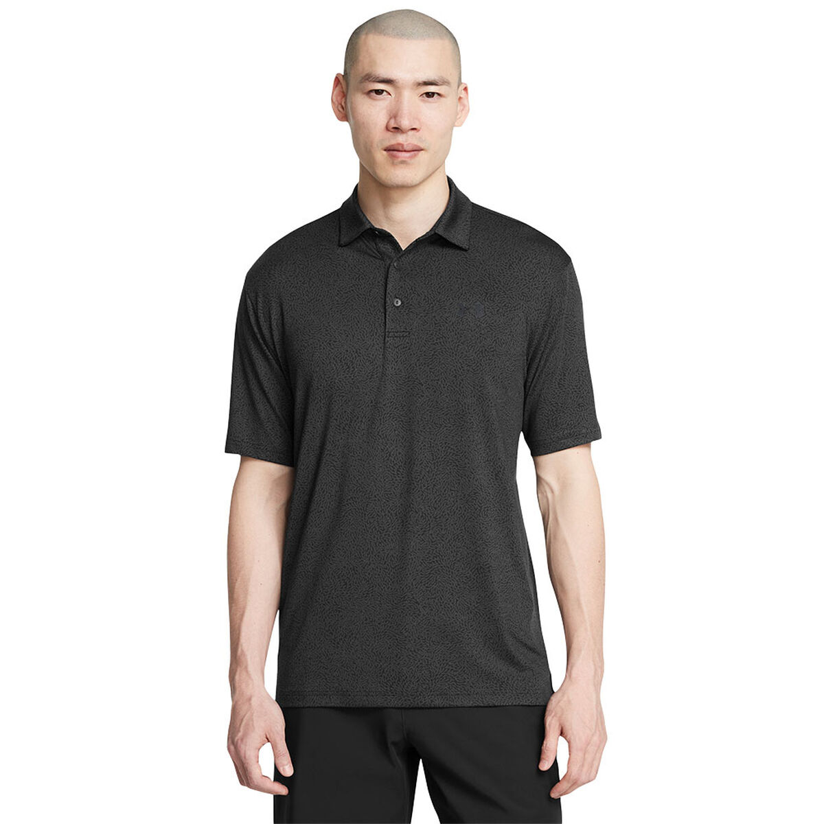 Under Armour Men's Playoff 3.0 Eagle Swoop Printed Golf Polo Shirt, Mens, Black/anthracite/castlerock, Xxl | American Golf von Under Armour