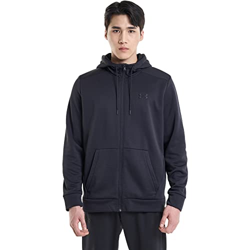 Under Armour Mens Fleece Tops Men's Armour Fleece® Full-Zip Hoodie, Black, 1373357-001, LG von Under Armour