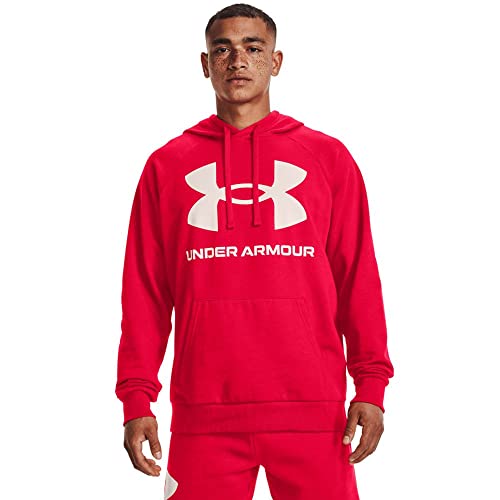 Under Armour Mens Fleece Tops Men's Ua Rival Fleece Big Logo Hoodie, Red, 1357093-600, XXL Under Armour Mens Fleece Tops Men's Ua Rival Fleece Big Logo Hoodie, Red, 1357093-600, XXL von Under Armour
