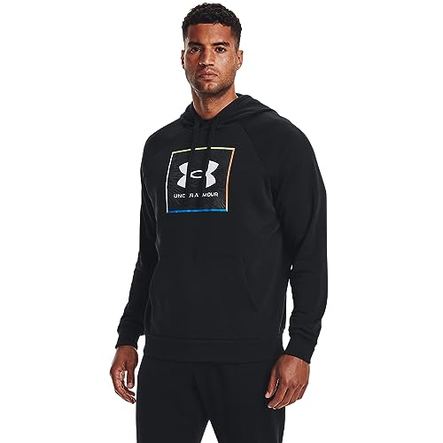 Under Armour Mens Fleece Tops Men's Ua Rival Fleece Graphic Hoodie, Black, 1370349-001, XL Under Armour Mens Fleece Tops Men's Ua Rival Fleece Graphic Hoodie, Black, 1370349-001, XL von Under Armour