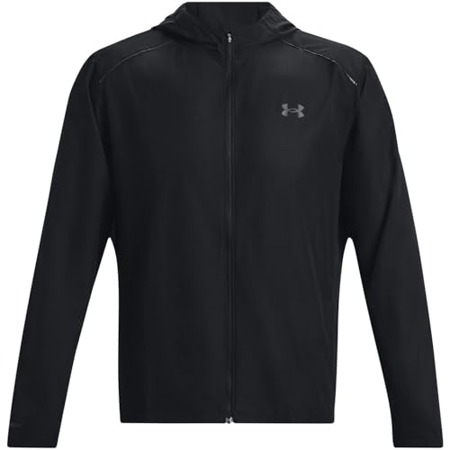 Under Armour Mens Jackets Ua Storm Run Hooded Jacket, Black, 1376795-001, XXL von Under Armour