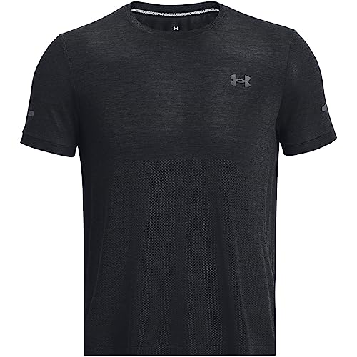 Under Armour Mens Short-Sleeves Ua Seamless Stride Ss, Black, 1375692-001, SM Under Armour Mens Short-Sleeves Ua Seamless Stride Ss, Black, 1375692-001, SM von Under Armour