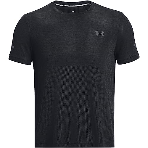 Under Armour Mens Short-Sleeves Ua Seamless Stride Ss, Black, 1375692-001, XXL von Under Armour