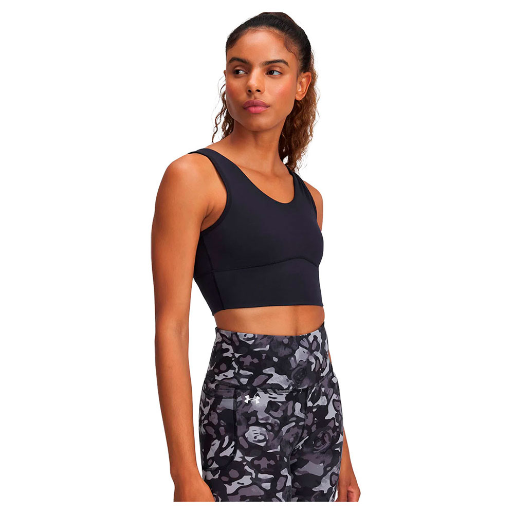 Under Armour Movement Fitted Crop Sleeveless T-shirt Schwarz S Frau von Under Armour