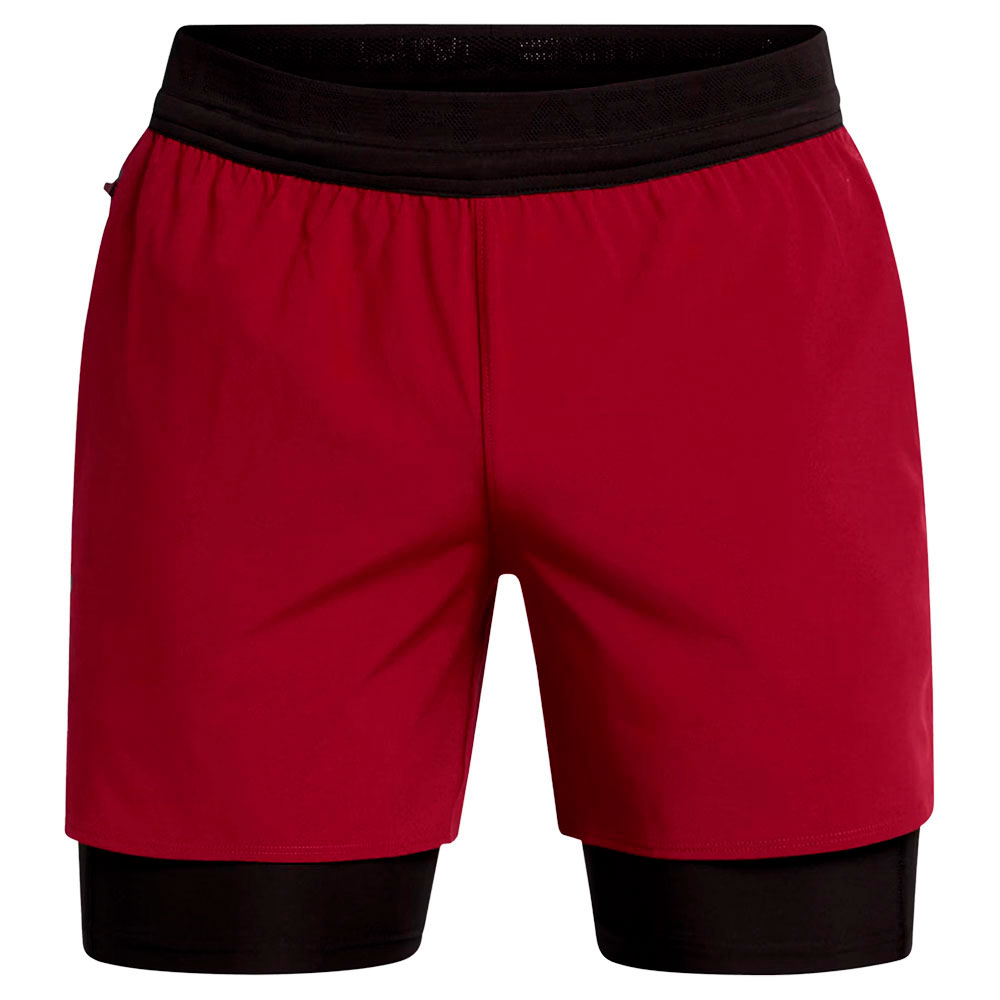 Under Armour Peak Woven 2-in-1 Shorts Rot XL Mann Under Armour Peak Woven 2-in-1 Shorts Rot XL Mann von Under Armour
