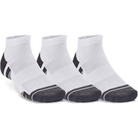 Under Armour Performance Tech Low Tennissocken in weiß, Größe: 47.5 - 50.5 von Under Armour