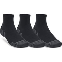 Under Armour Performance Tech Quarter Tennissocken 3er Pack Schwarz - 36.5-42 von Under Armour