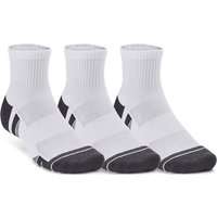 Under Armour Performance Tech Quarter Tennissocken in weiß, Größe: 47.5 - 50.5 von Under Armour