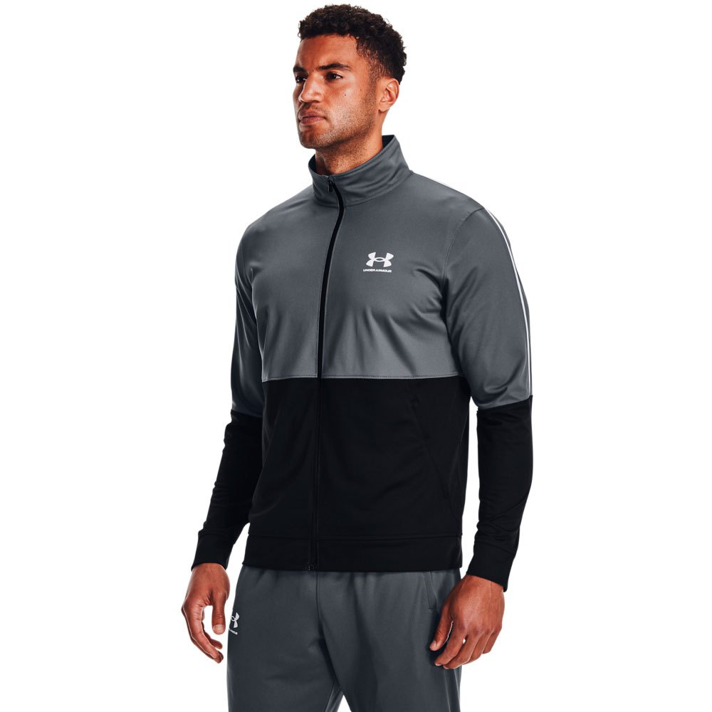 Under Armour Pique Jacket Schwarz,Grau S / Regular Mann von Under Armour