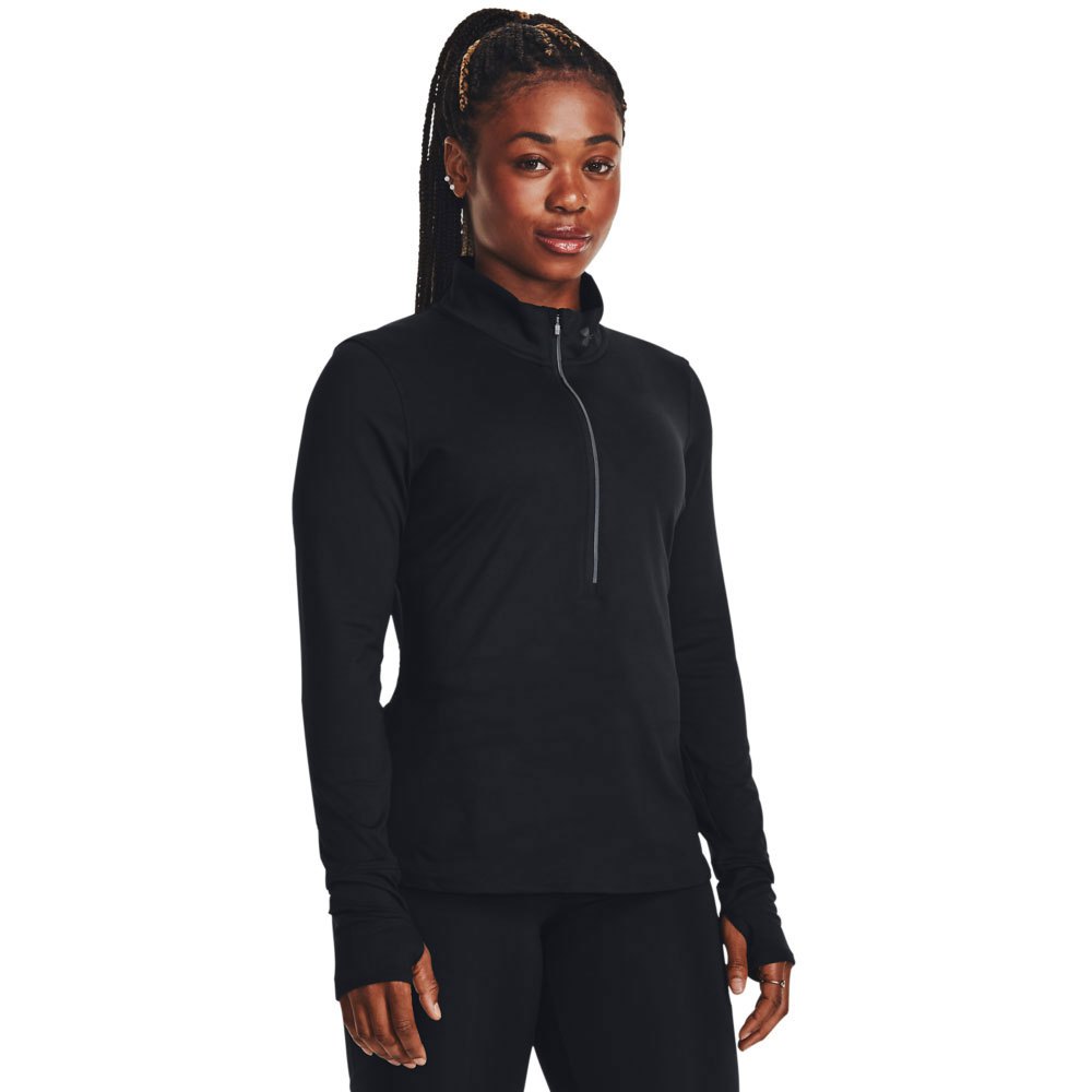 Under Armour Qualifier Run Half Zip Long Sleeve T-shirt Schwarz XS Frau von Under Armour