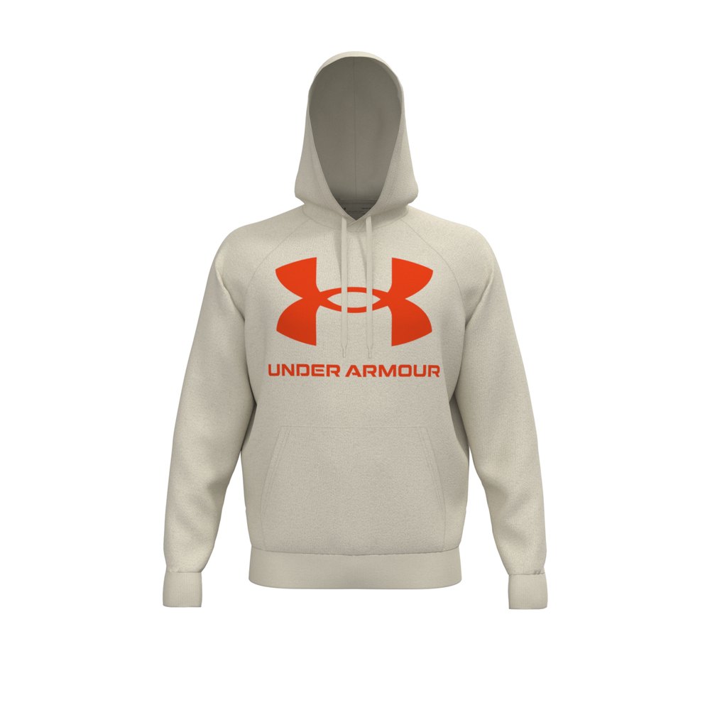 Under Armour Rival Big Logo Hoodie Grau S Mann von Under Armour