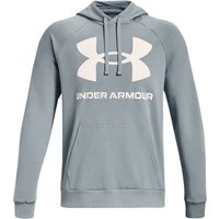 Under Armour Rival Big Logo Hoody Herren in blaugrau, Größe: XL von Under Armour