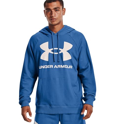 Under Armour Rival Fleece Big Logo Hoodie 1357093-787; Men's Sweatshirt; 1357093-787_L; Blue M-L von Under Armour