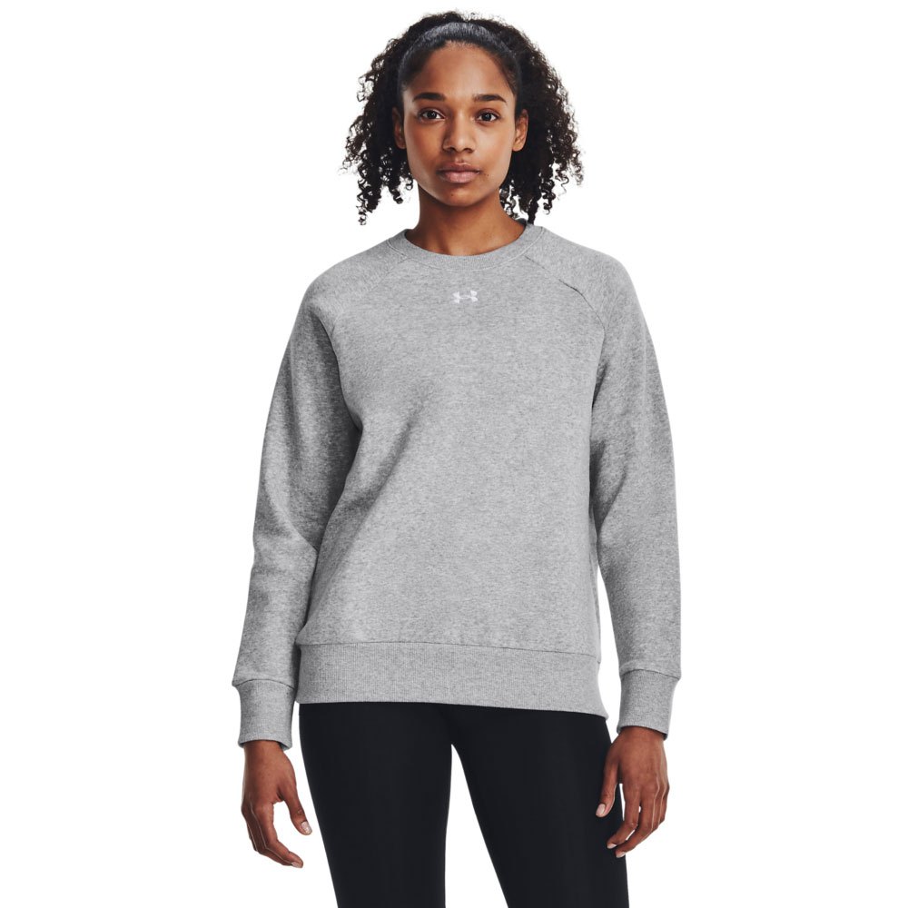 Under Armour Rival Fleece Crew Sweatshirt Grau L Frau von Under Armour