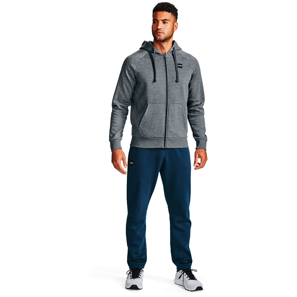 Under Armour Rival Fleece Fz Hoodie Grau S / Regular Mann von Under Armour