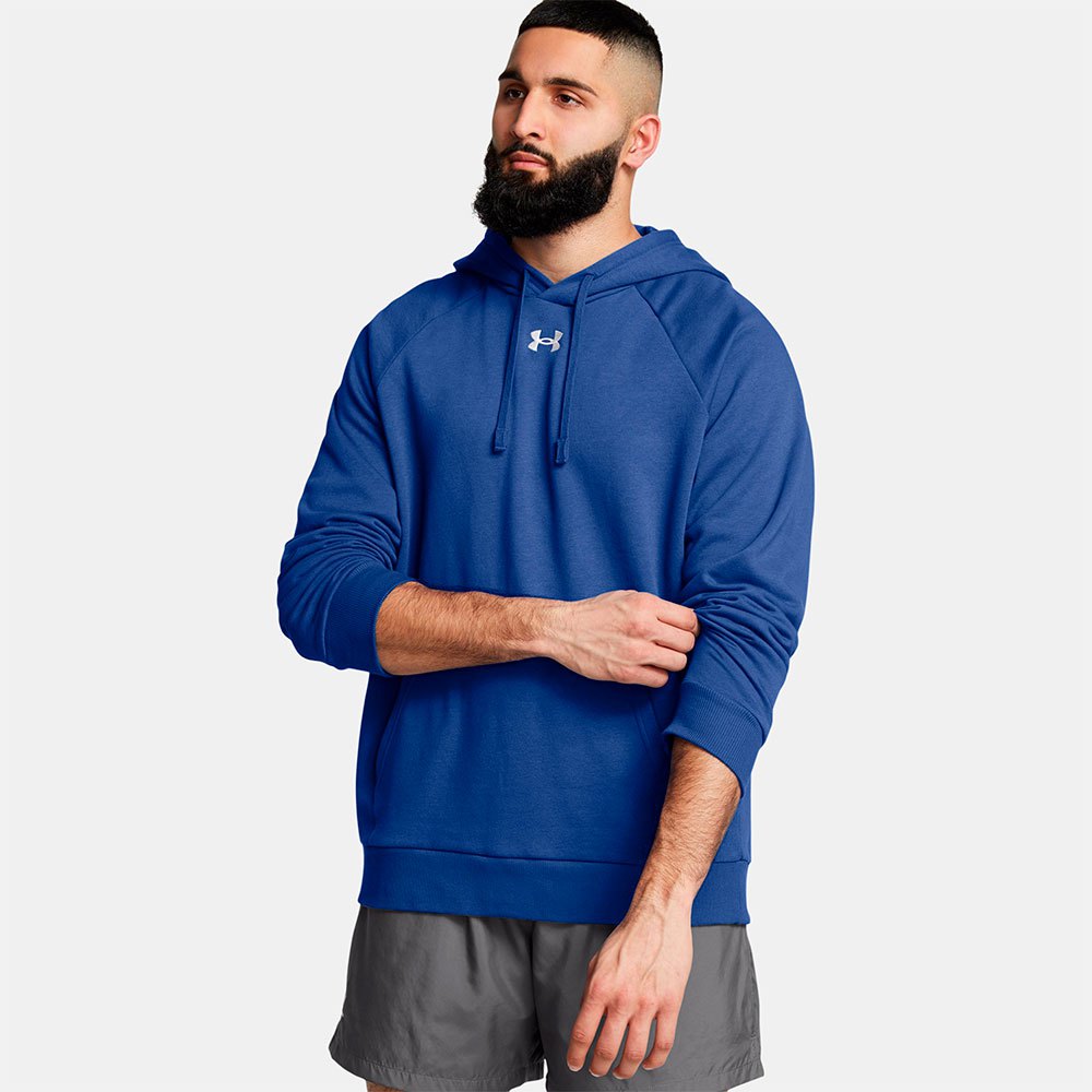 Under Armour Rival Fleece Hoodie Blau L / Regular Mann von Under Armour