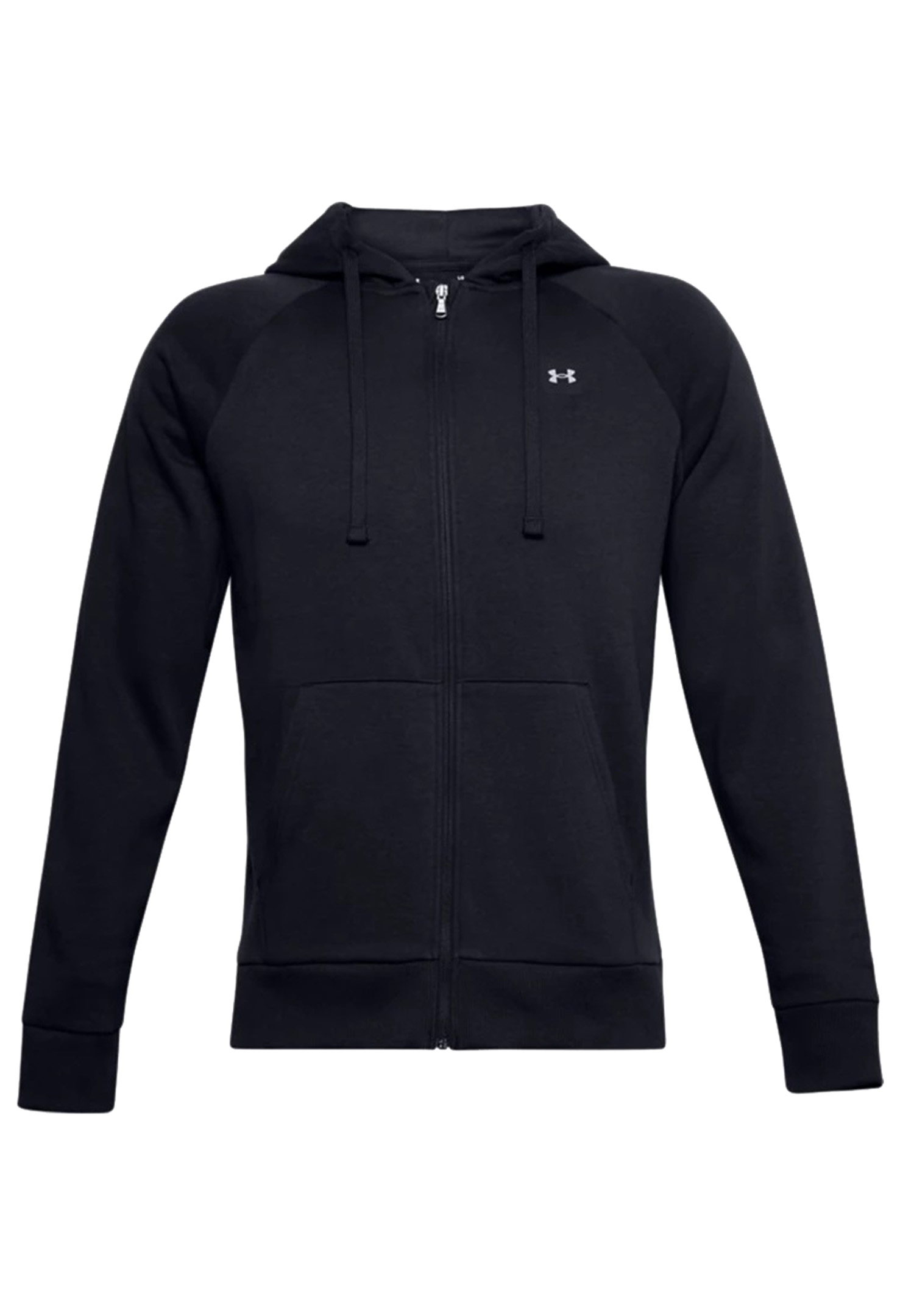 Under Armour Rival Fleece Hoodie Full Zip Herren Sweatjacke 1357111 schwarz von Under Armour