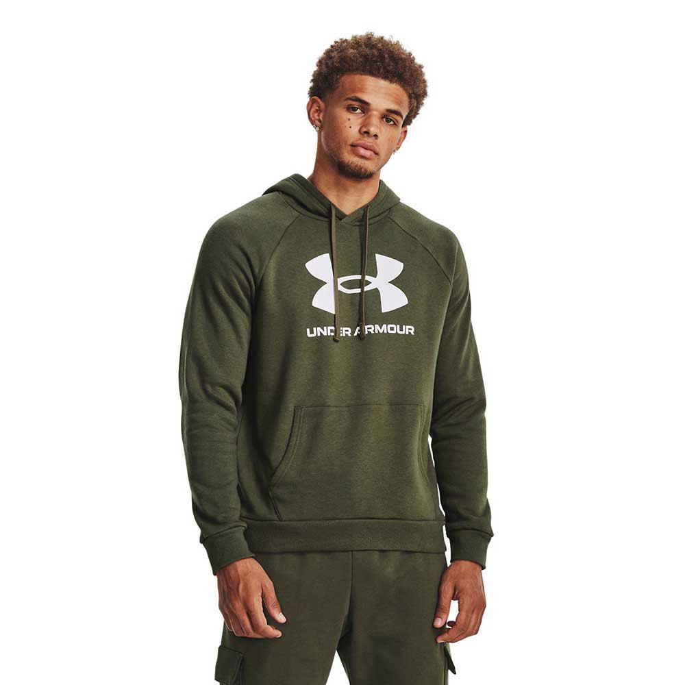 Under Armour Rival Fleece Logo Hoodie Grün 2XL / Regular Mann von Under Armour