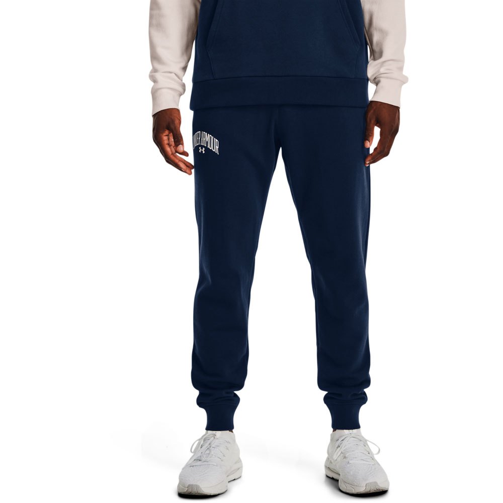 Under Armour Rival Fleece Wordmark Joggers Blau S / Regular Mann Under Armour Rival Fleece Wordmark Joggers Blau S / Regular Mann von Under Armour