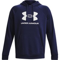 Under Armour Rival Logo Hoody Herren in dunkelblau von Under Armour