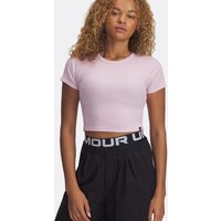 Under Armour Rival Rib T-Shirt Damen in pink, Größe: XL Under Armour Rival Rib T-Shirt Damen in pink, Größe: XL von Under Armour