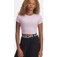 Under Armour Rival Rib T-shirt Damen Pink - M von Under Armour