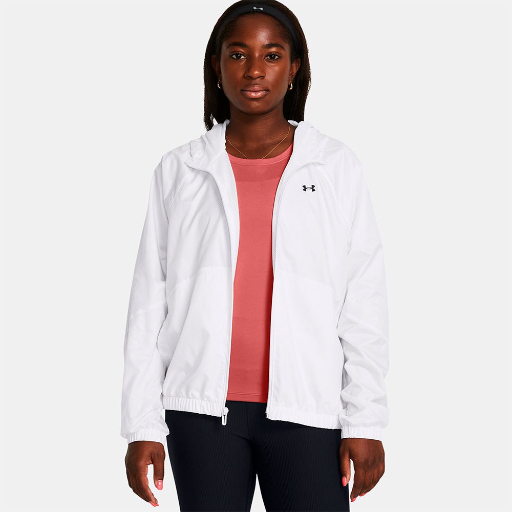 Under Armour Rival Sport Windbreaker Weiß M Frau von Under Armour