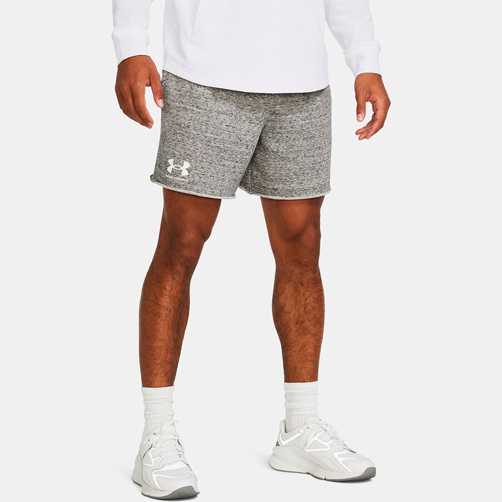 Under Armour Rival Terry 6inch Shorts Grau XL Mann von Under Armour