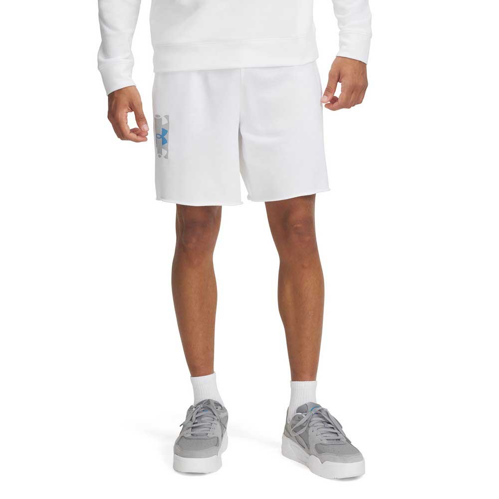 Under Armour Rival Terry Logo 8´´ Shorts Weiß S Mann von Under Armour