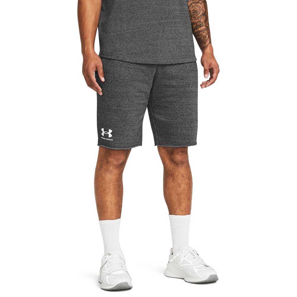 Under Armour Rival Terry Shorts Grau S / Regular Mann von Under Armour